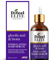 Difeel Elite Glycolic Acid & Biotin Stimulating Hair Serum 2 oz. - EROS NECTAR